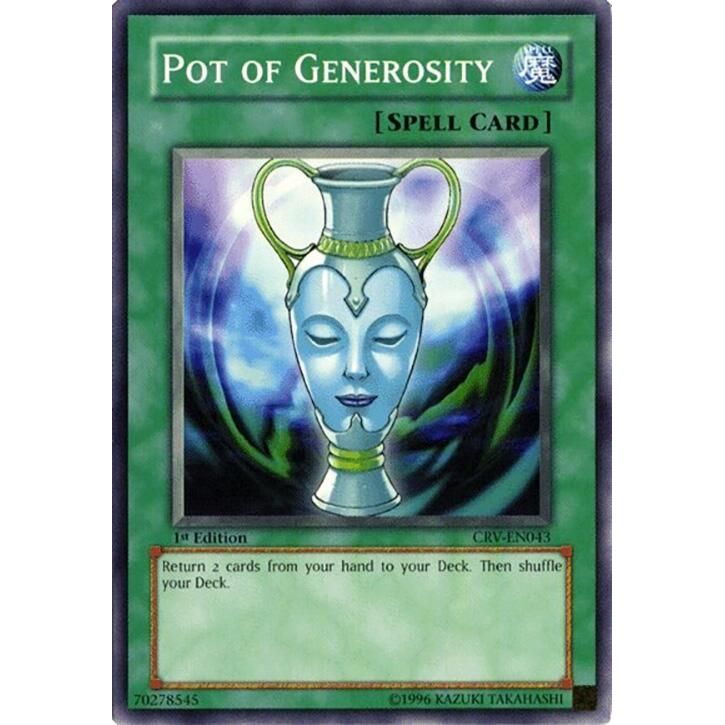 Image for Pot of Generosity (CRV-EN043) (CRV) - YuGiOh