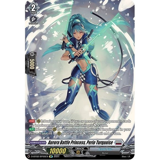 Image for Aurora Battle Princess, Perio Turquoise (SP) (D-BT02/SP06EN) (D-BT02) - Cardfight Vanguard