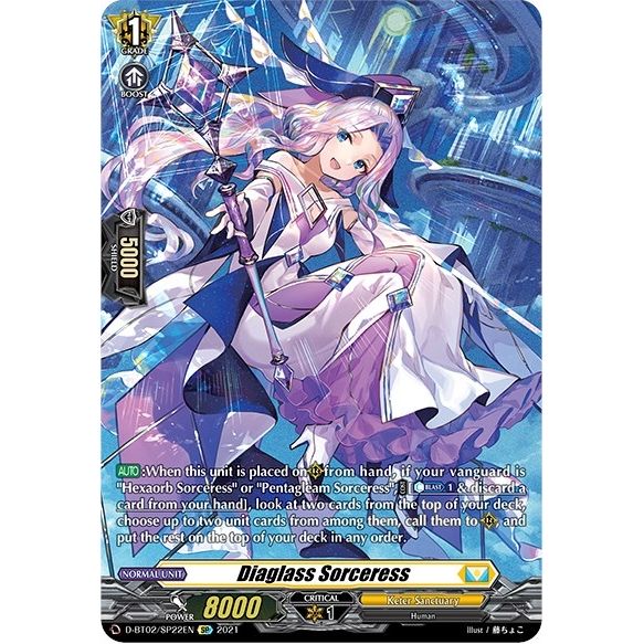 Image for Diaglass Sorceress (SP) (D-BT02/SP22EN) (D-BT02) - Cardfight Vanguard