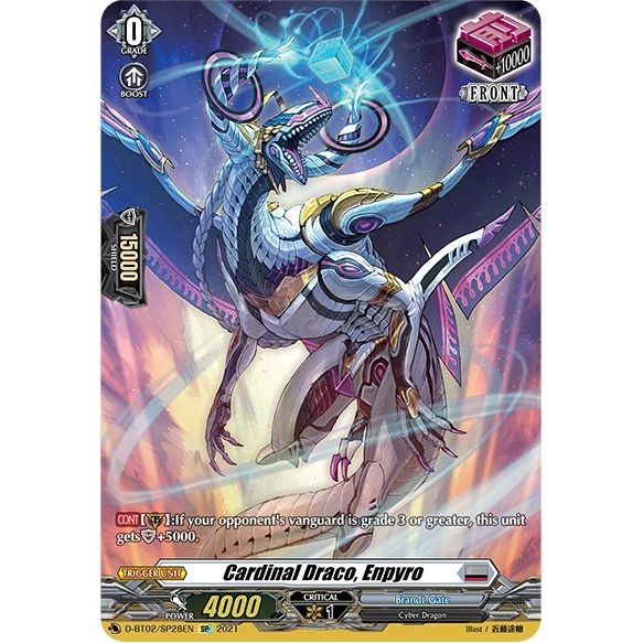 Image for Cardinal Draco, Enpyro (SP) (D-BT02/SP28EN) (D-BT02) - Cardfight Vanguard