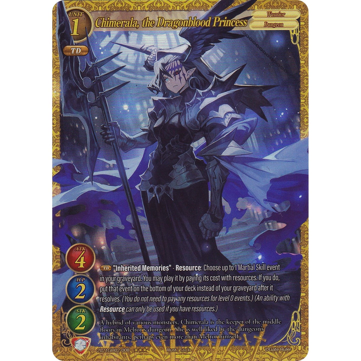 Image for Chimerala, the Dragonblood Princess (Extended Art) (2021GB02-008) (GB02) - Gate Ruler