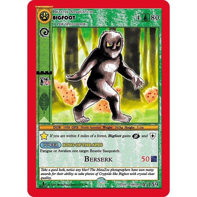Image for Bigfoot (4) (CNFE) - MetaZoo