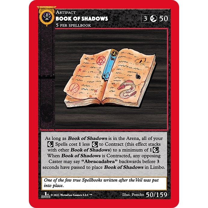 Image for Book Of Shadows (50) (CNFE) - MetaZoo
