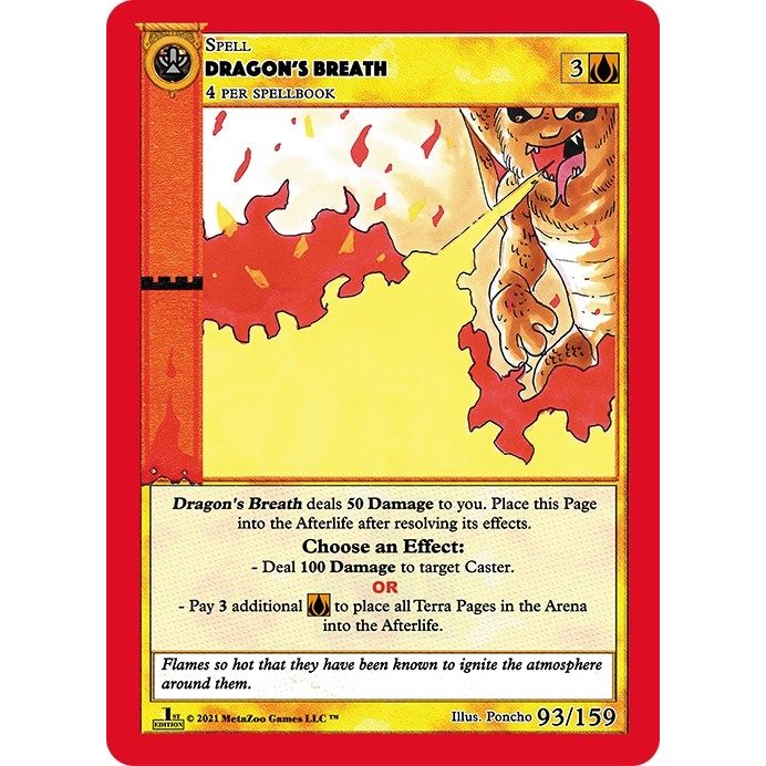 Image for Dragon's Breath (93) (CNFE) - MetaZoo