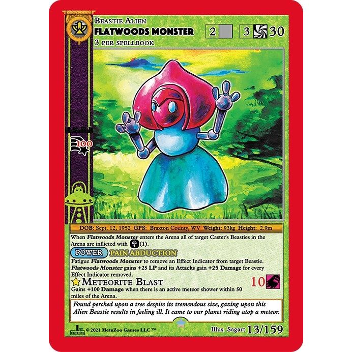 Image for Flatwoods Monster (13) (CNFE) - MetaZoo