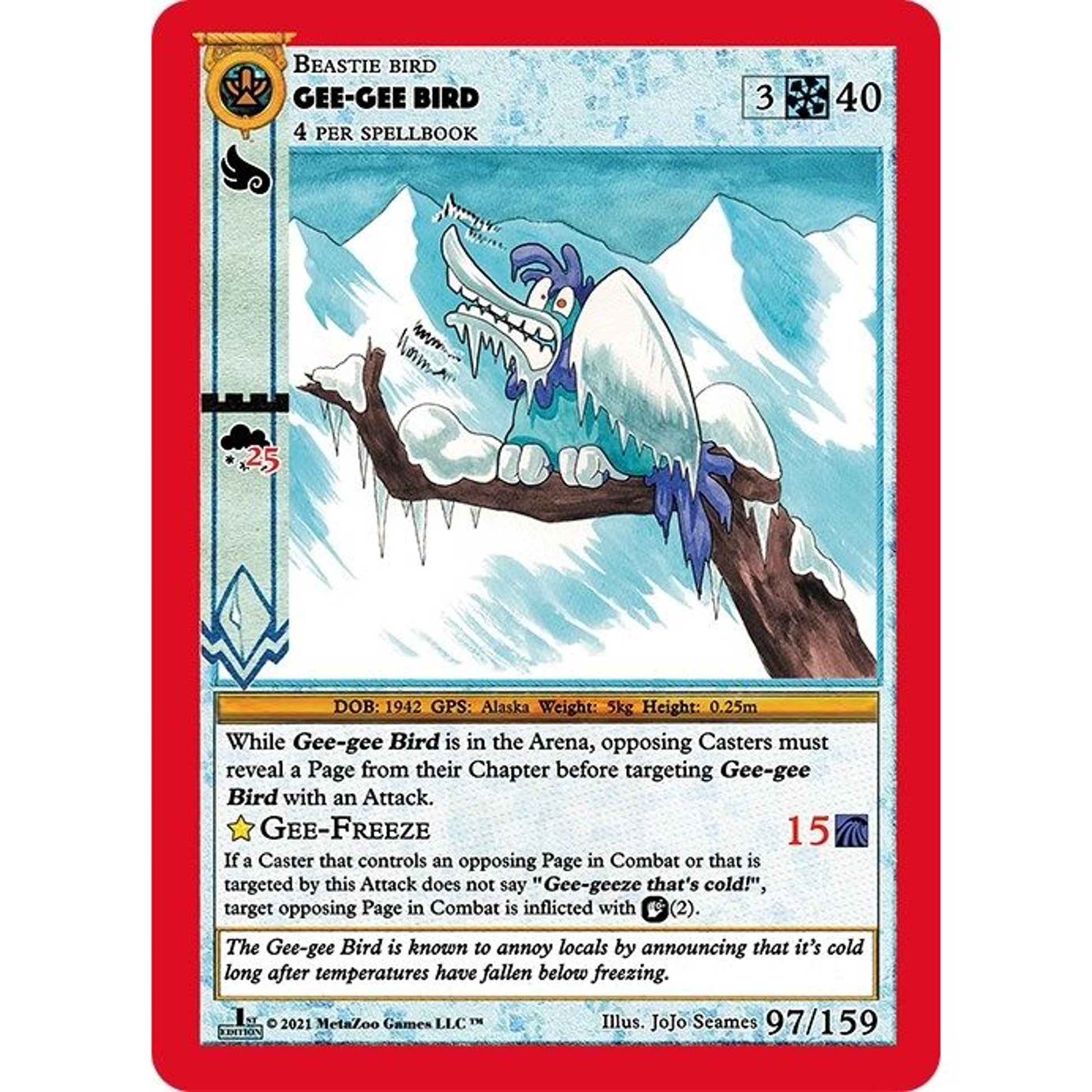 Image for Gee-Gee Bird (97) (CNFE) - MetaZoo