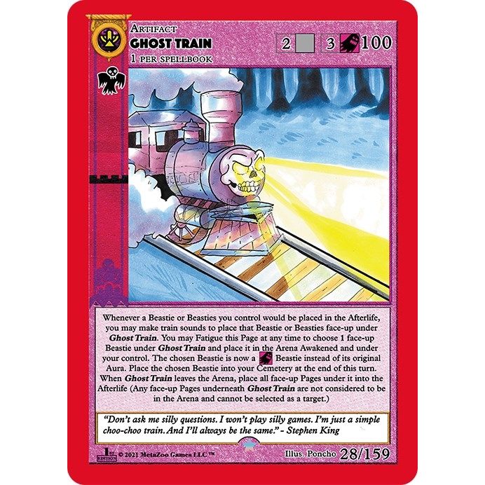 Image for Ghost Train (28) (CNFE) - MetaZoo