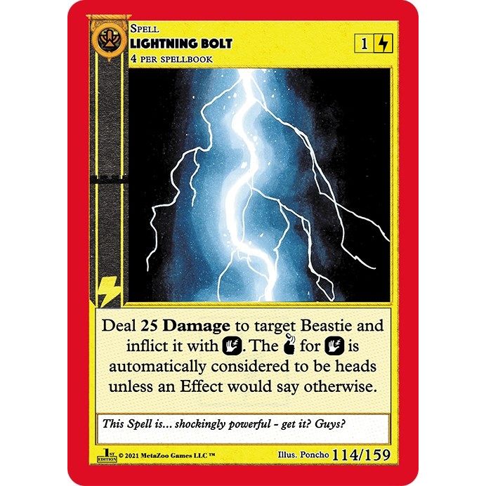 Image for Lightning Bolt (114) (CNFE) - MetaZoo