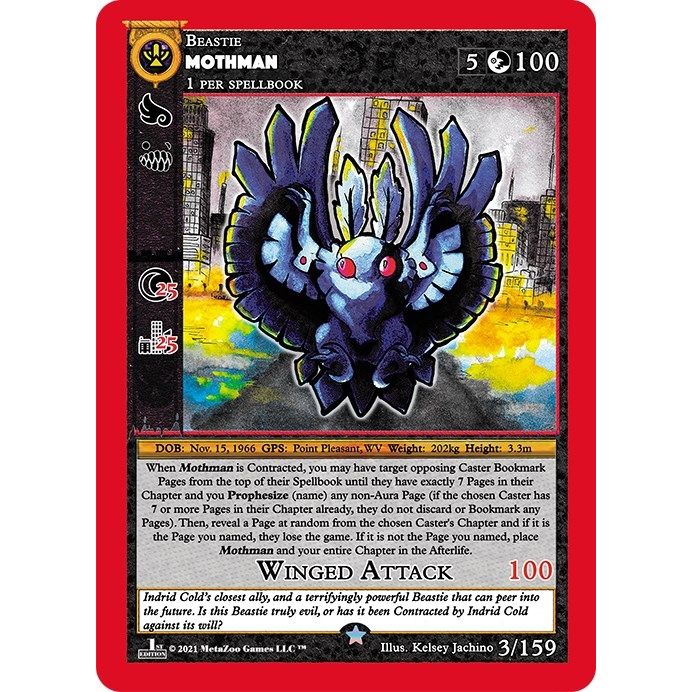 Image for Mothman (3) (CNFE) - MetaZoo