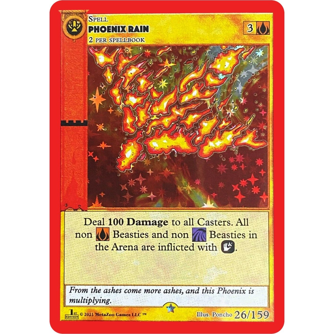 Image for Phoenix Rain (26) (CNFE) - MetaZoo