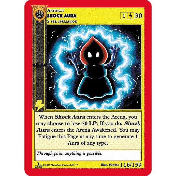 Image for Shock Aura (116) (CNFE) - MetaZoo