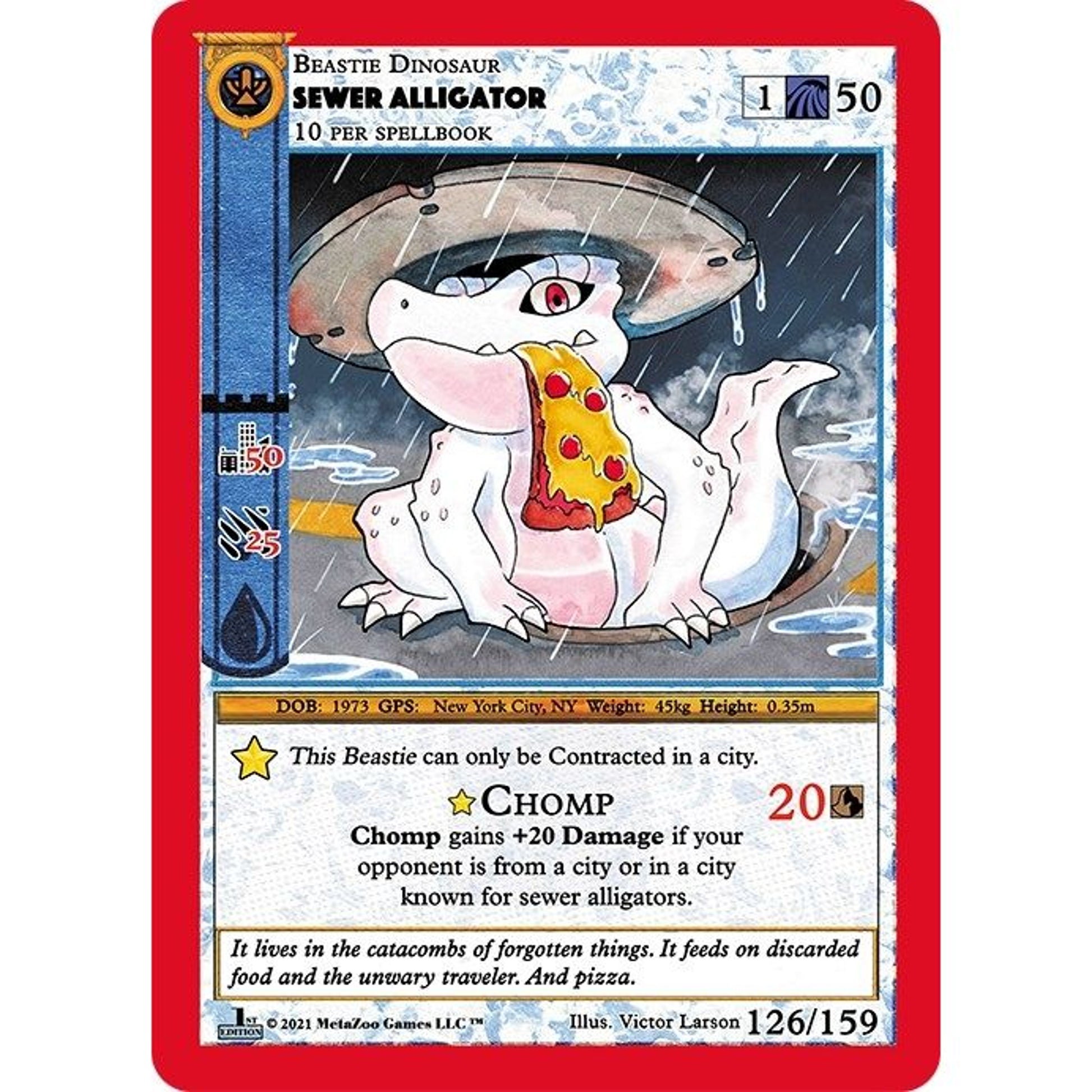Image for Sewer Alligator (126) (CNFE) - MetaZoo