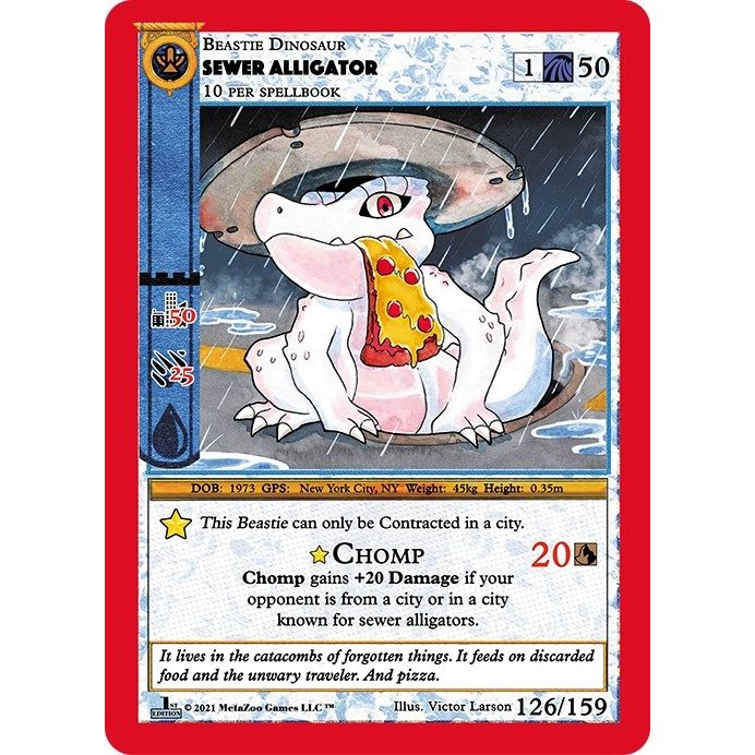 Image for Sewer Alligator (126) (CNFE) - MetaZoo