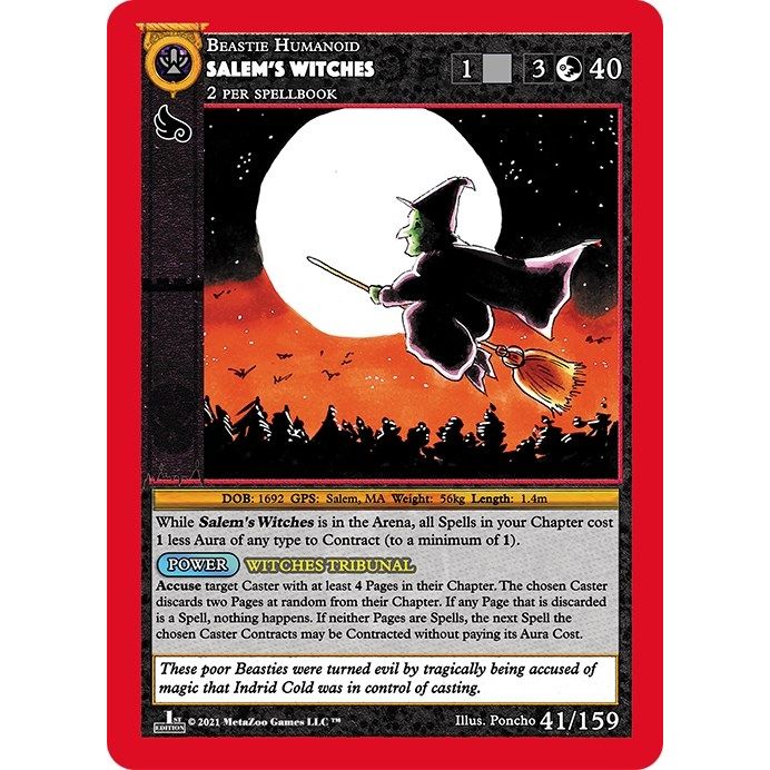 Image for Salem's Witches (41) (CNFE) - MetaZoo