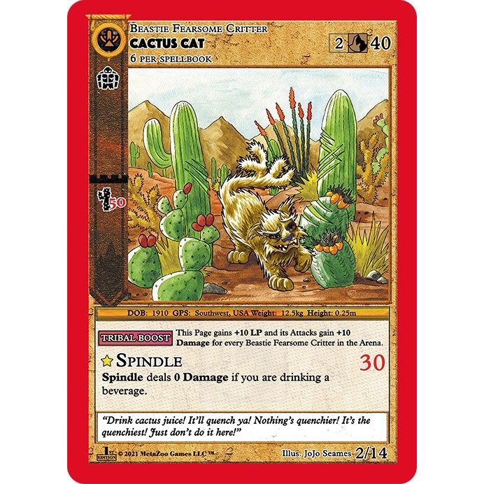 Image for Cactus Cat (2) (CNFE-RE) - MetaZoo