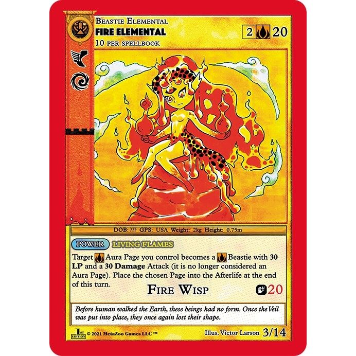 Image for Fire Elemental (3) (CNFE-RE) - MetaZoo