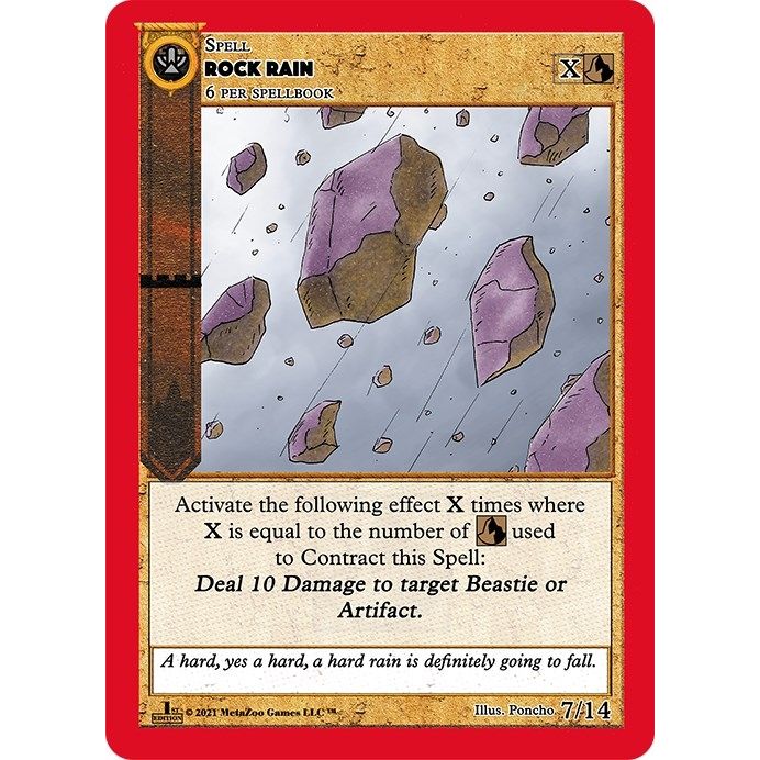 Image for Rock Rain (7) (CNFE-RE) - MetaZoo