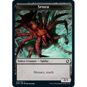 Image for Spider // Faerie Dragon Double-Sided Token (7 // 4) (AFR) - Magic: The Gathering