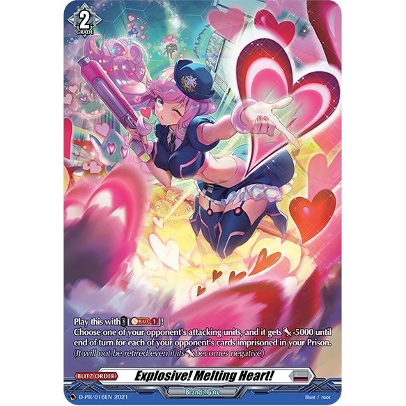 Image for Explosive! Melting Heart! (016) (D-PR/016EN) (D-PR) - Cardfight Vanguard