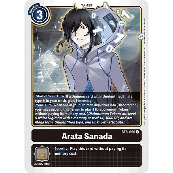 Image for Arata Sanada (BT5-090 R) (BT05) - Digimon Card Game