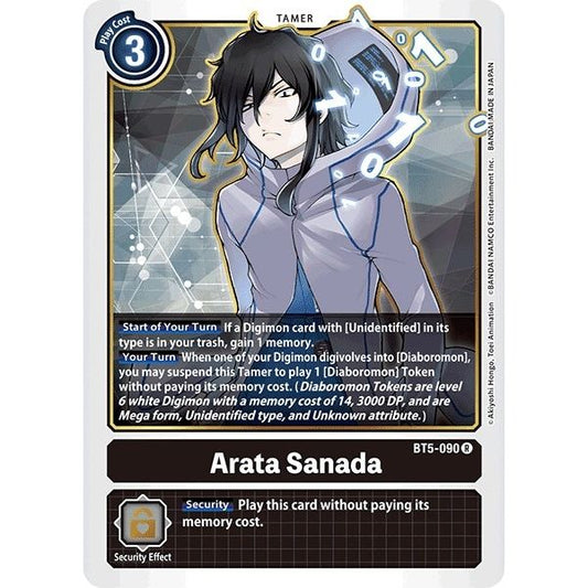 Image for Arata Sanada (BT5-090 R) (BT05) - Digimon Card Game