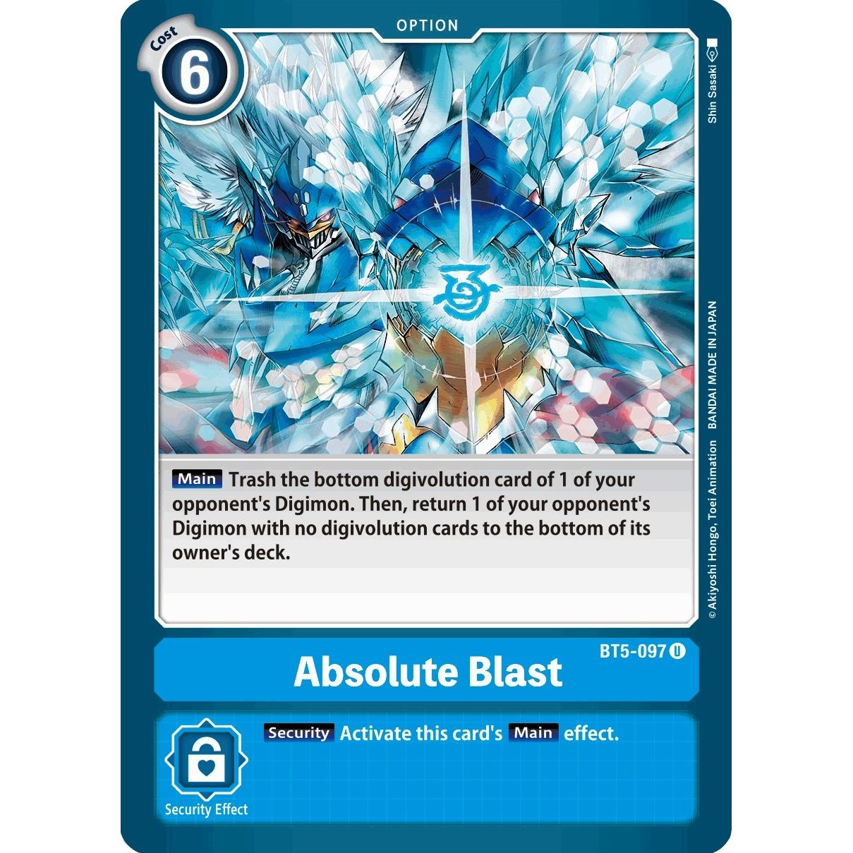 Image for Absolute Blast (BT5-097 U) (BT05) - Digimon Card Game