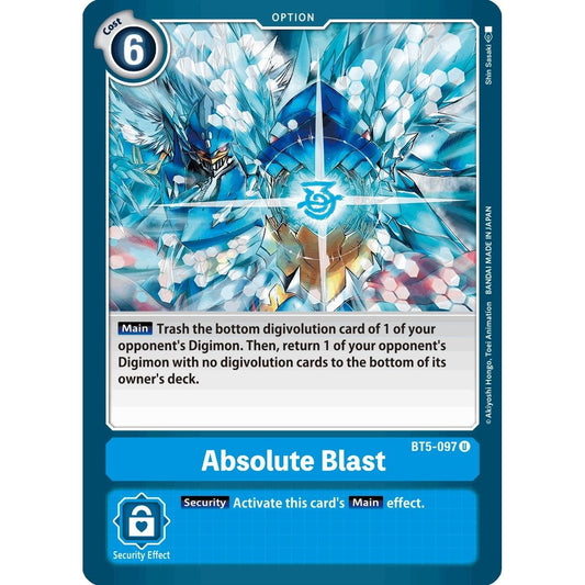 Image for Absolute Blast (BT5-097 U) (BT05) - Digimon Card Game