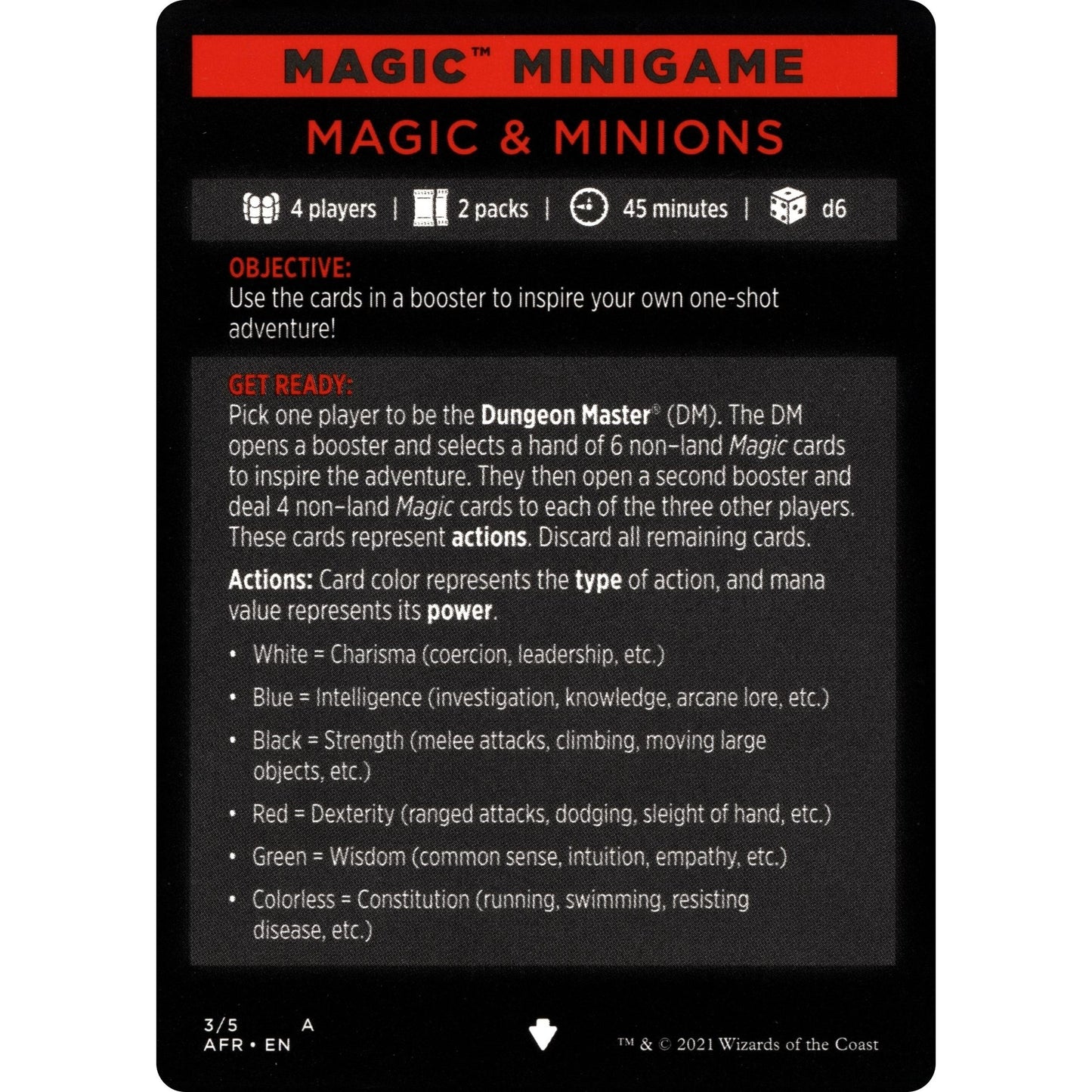 Image for Magic Minigame: Magic & Minions (3) (AFR) - Magic: The Gathering