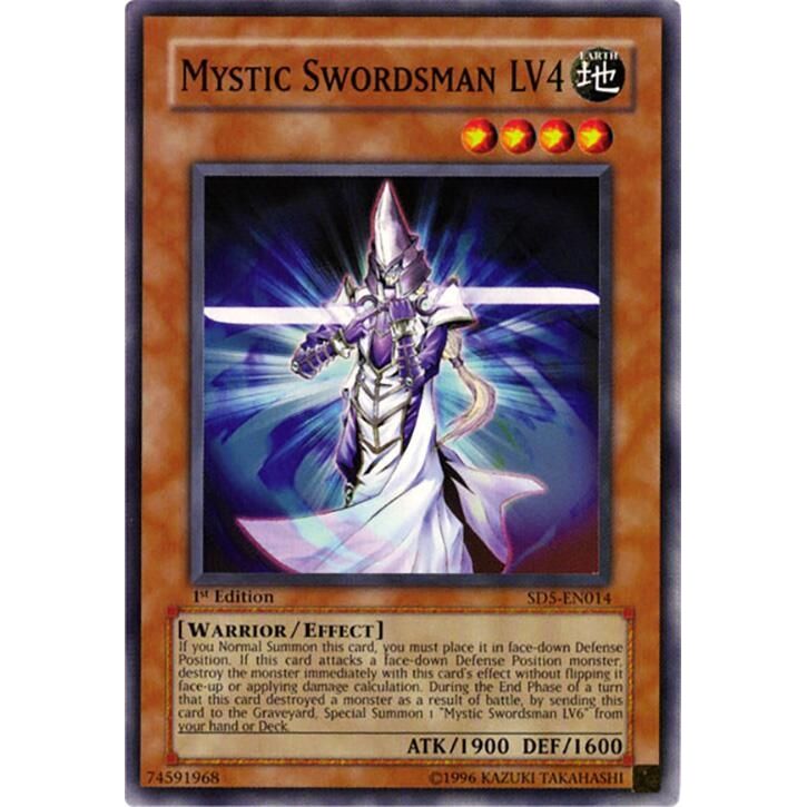 Image for Mystic Swordsman LV4 (SD5-EN014) (SD5) - YuGiOh