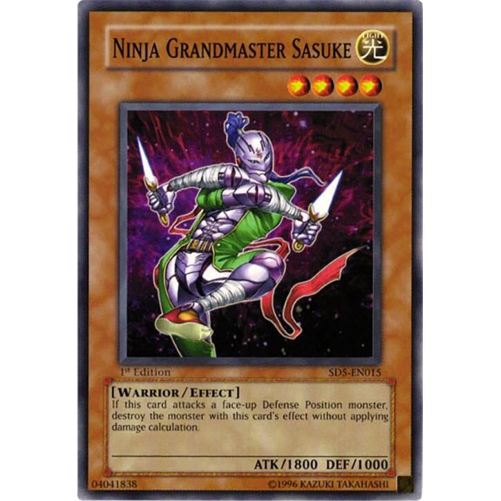 Image for Ninja Grandmaster Sasuke (SD5-EN015) (SD5) - YuGiOh