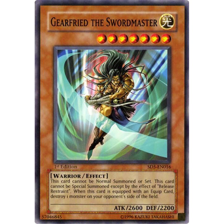 Image for Gearfried the Swordmaster (SD5-EN016) (SD5) - YuGiOh