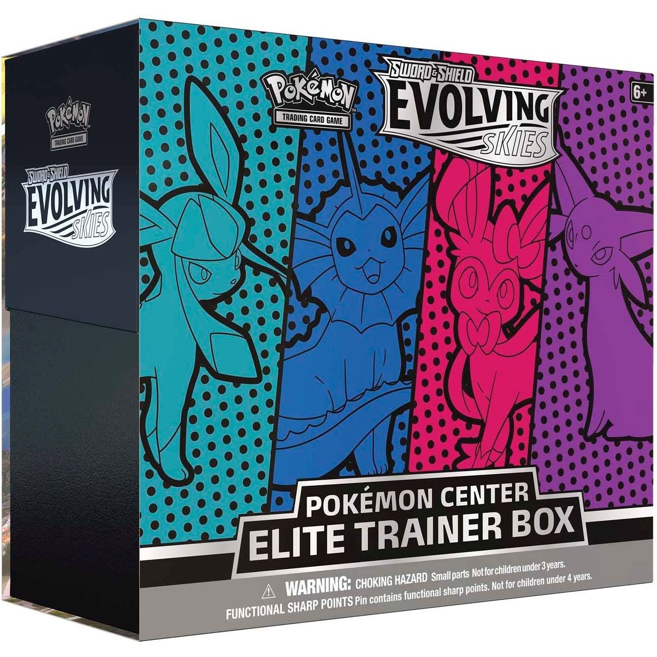 Image for Evolving Skies Pokemon Center Elite Trainer Box [Glaceon/Vaporeon/Sylveon/Espeon] (Exclusive) - Pokemon