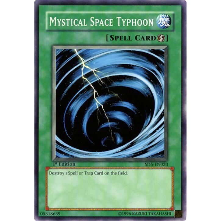 Image for Mystical Space Typhoon (SD5-EN020) (SD5) - YuGiOh