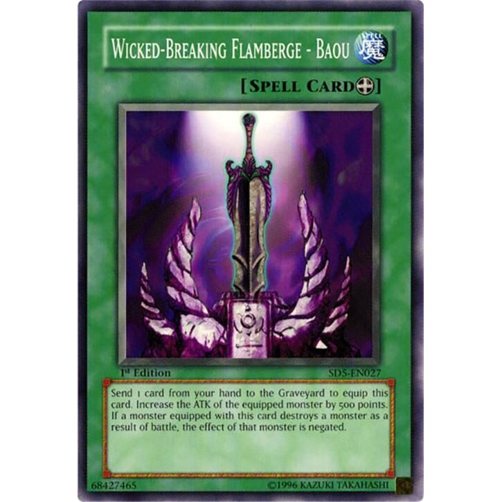 Image for Wicked-Breaking Flamberge - Baou (SD5-EN027) (SD5) - YuGiOh