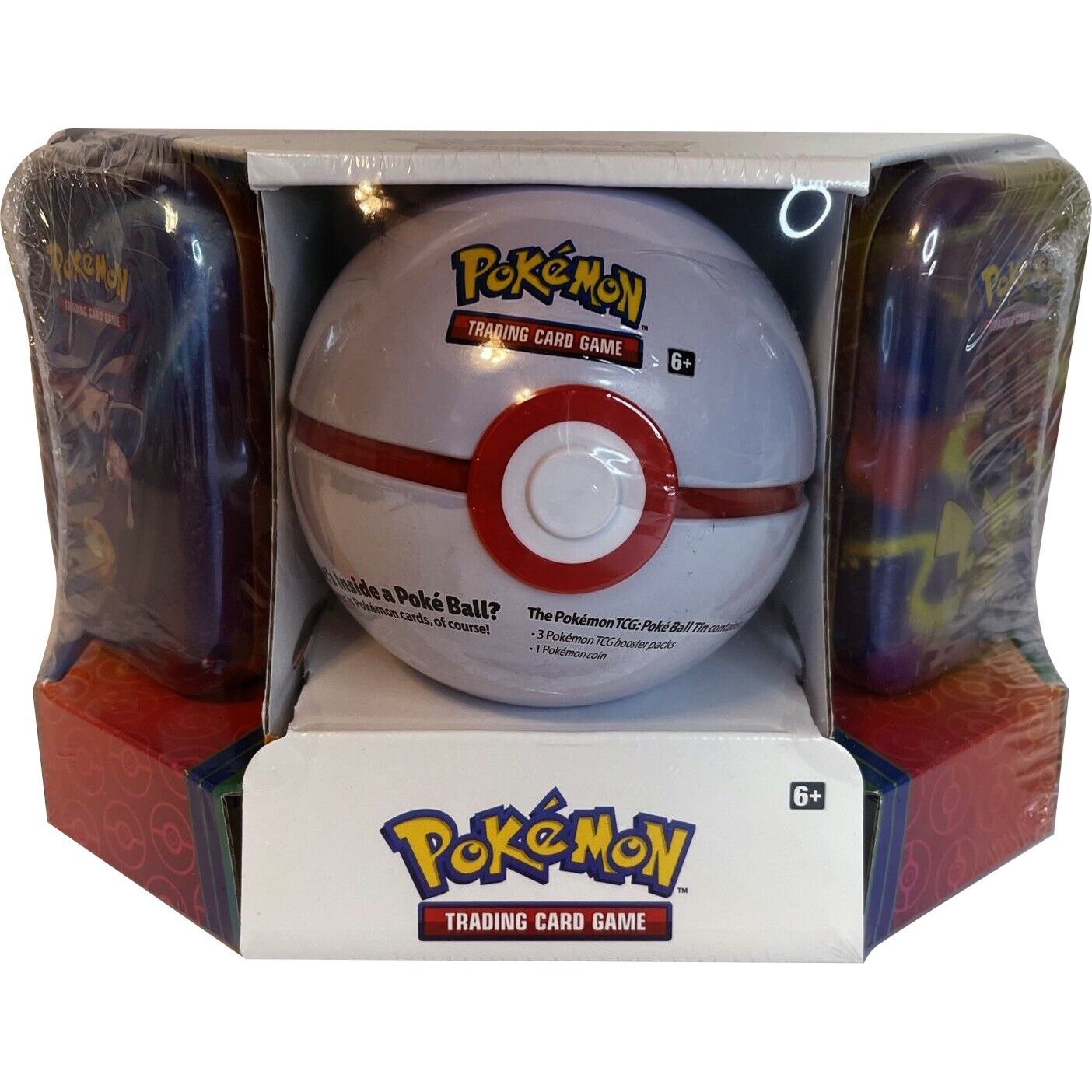Image for Pokemon - Poke Ball Tin + 2 Kanto Power Mini Tins - Premier Ball - Pokemon