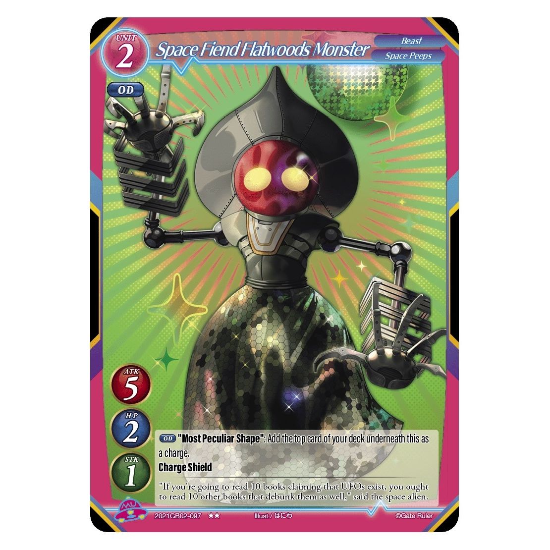 Image for Space Fiend Flatwoods Monster (2021GB02-097) (GB02) - Gate Ruler