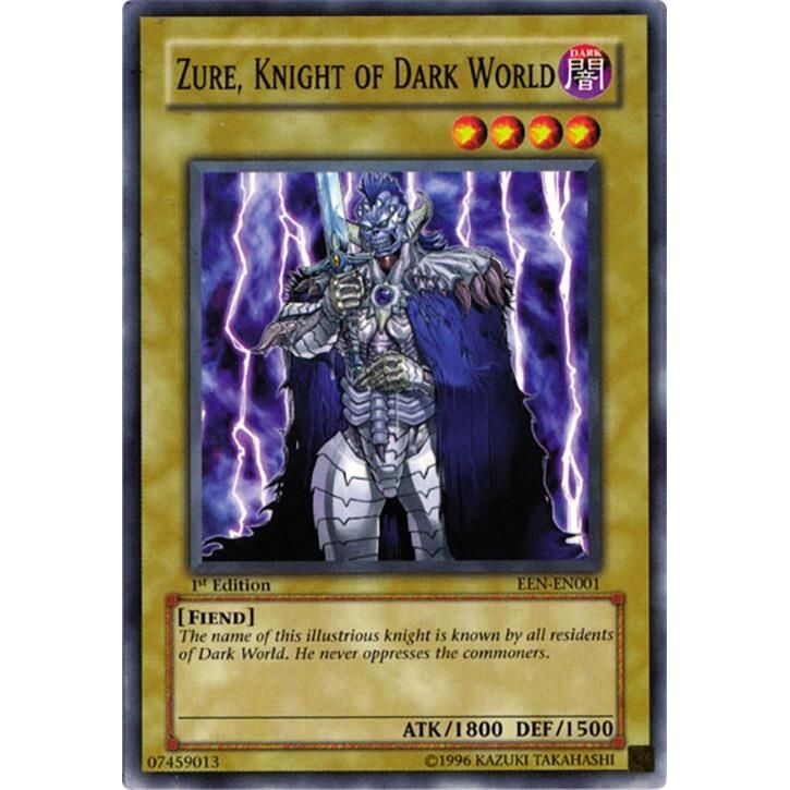 Image for Zure, Knight of Dark World (EEN-EN001) (EEN) - YuGiOh