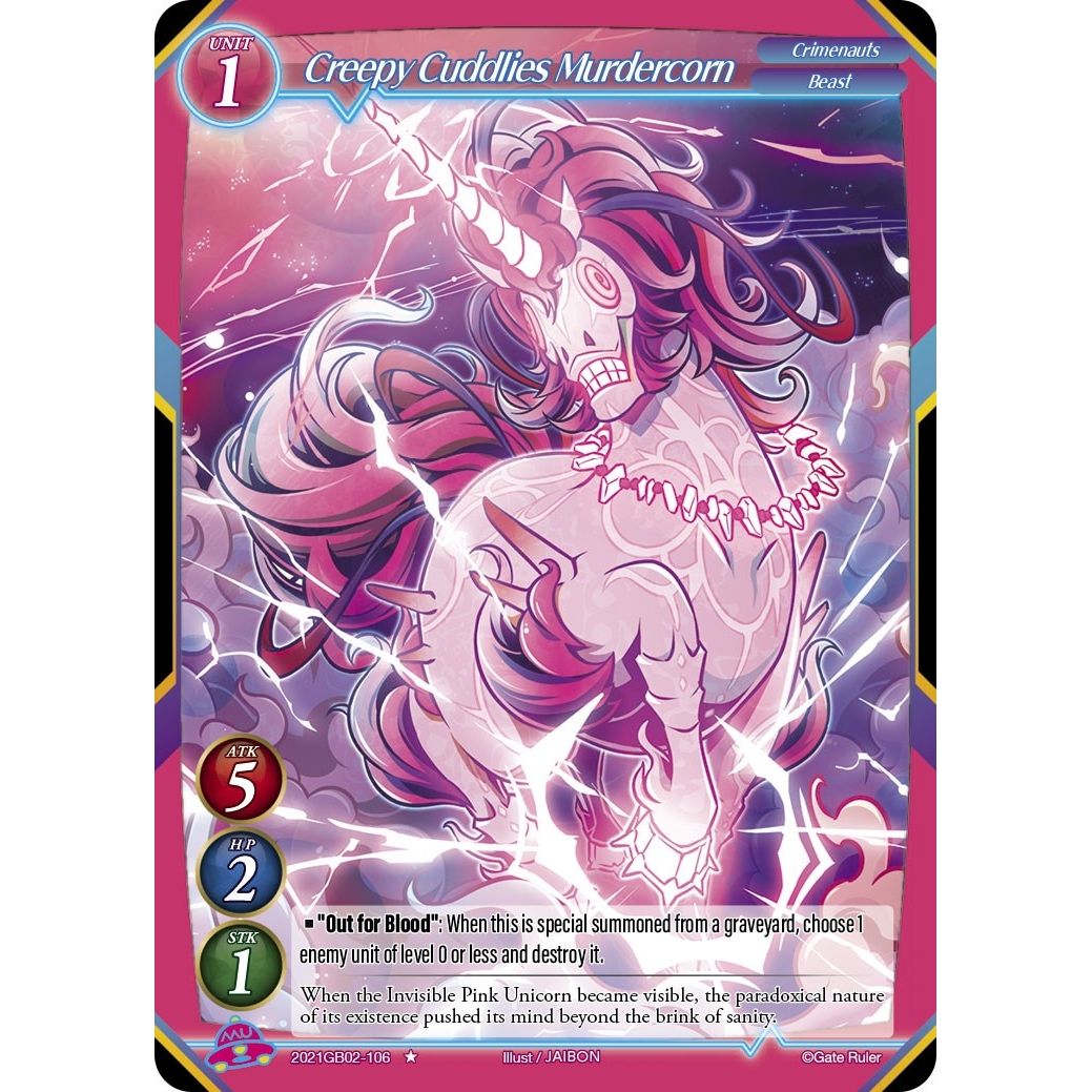 Image for Creepy Cuddlies Murdercorn (2021GB02-106) (GB02) - Gate Ruler