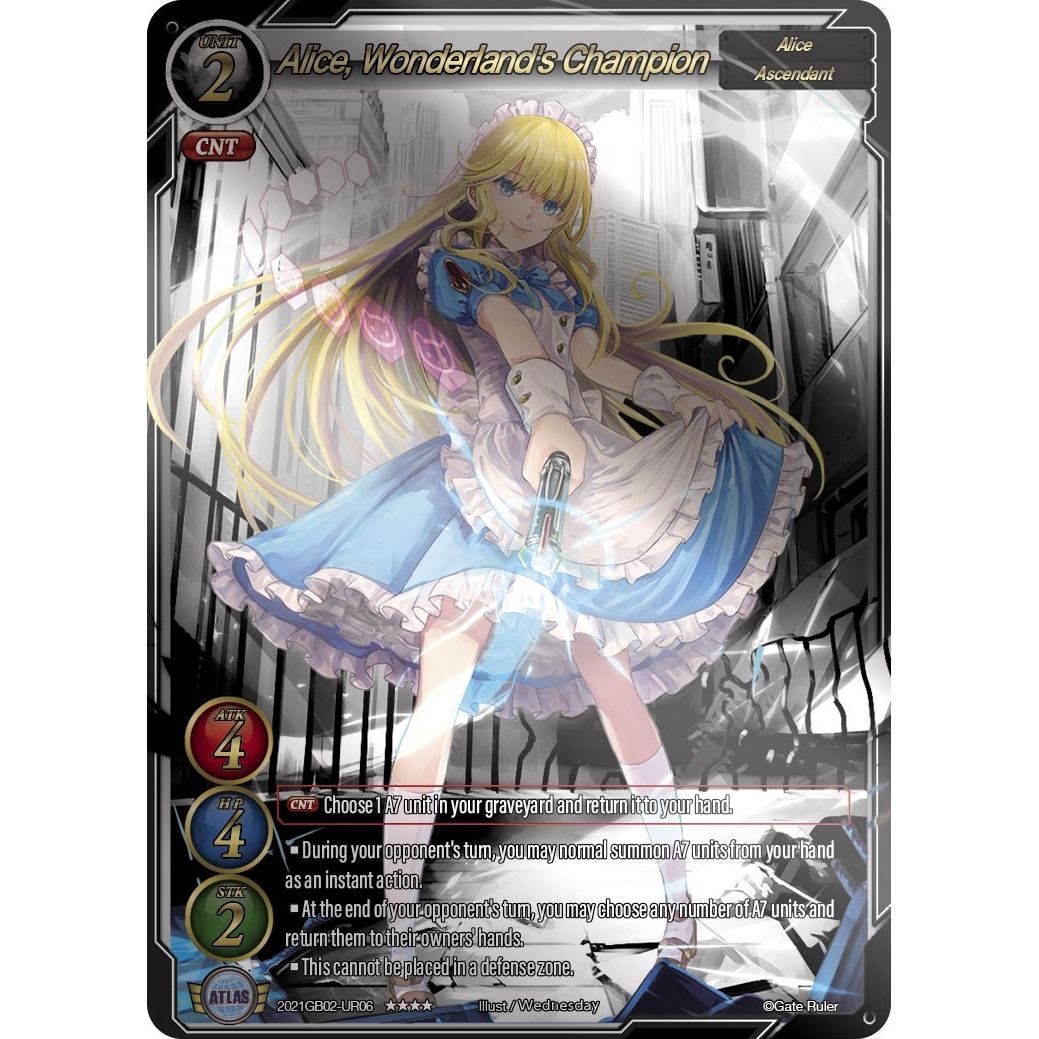 Image for Alice, Wonderland's Champion (Uber Rare) (2021GB02-UR06) (GB02) - Gate Ruler