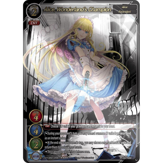 Image for Alice, Wonderland's Champion (Uber Rare) (2021GB02-UR06) (GB02) - Gate Ruler