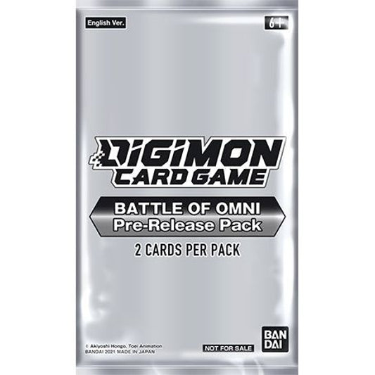 Image for Battle of Omni Pre-Release Pack - Digimon Card Game