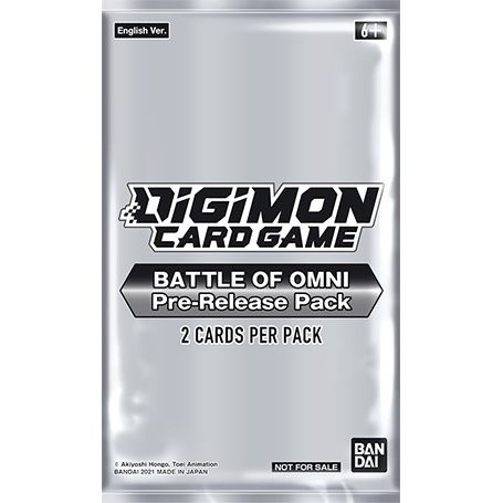 Image for Battle of Omni Pre-Release Pack - Digimon Card Game