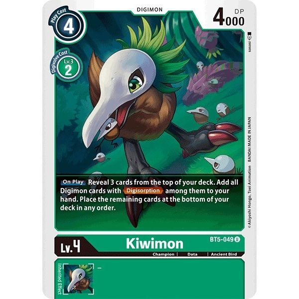 Image for Kiwimon (BT5-049 U) (BT05) - Digimon Card Game