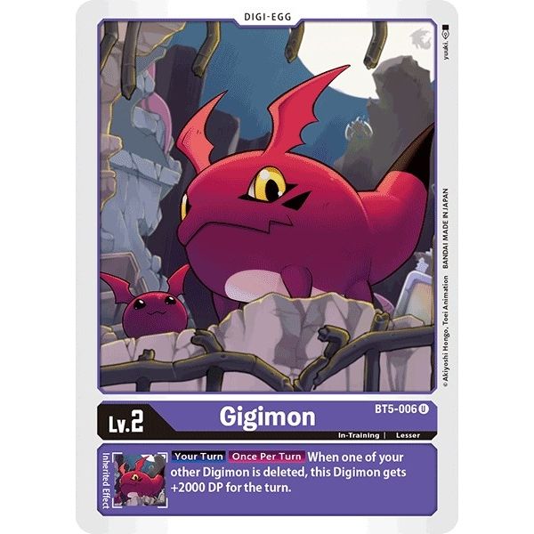 Image for Gigimon (BT5-006 U) (BT05) - Digimon Card Game