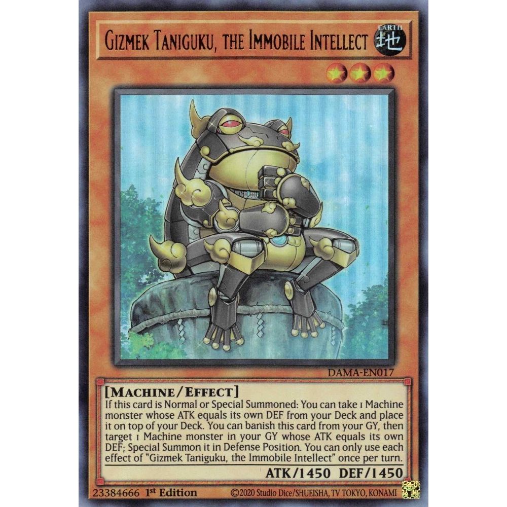 Image for Gizmek Taniguku, the Immobile Intellect (DAMA-EN017) (DAMA) - YuGiOh