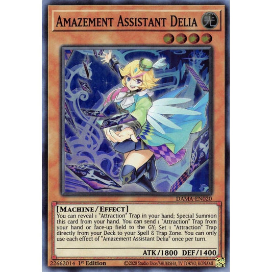 Image for Amazement Assistant Delia (DAMA-EN020) (DAMA) - YuGiOh