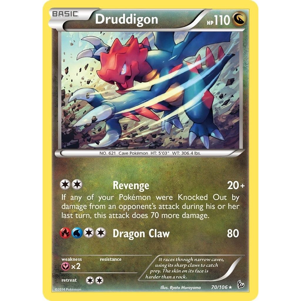 Image for Druddigon - 70/106 (Flashfire) (070/106) (PR) - Pokemon