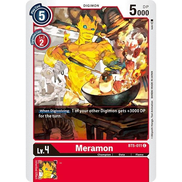 Image for Meramon (BT5-011 C) (BT05) - Digimon Card Game