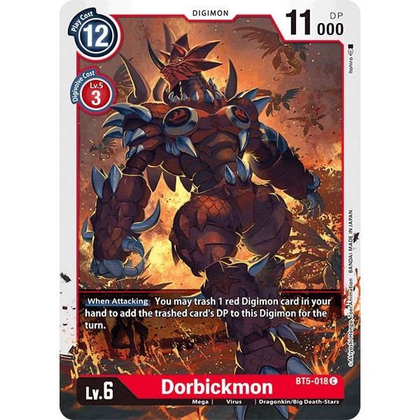 Image for Dorbickmon (BT5-018 C) (BT05) - Digimon Card Game