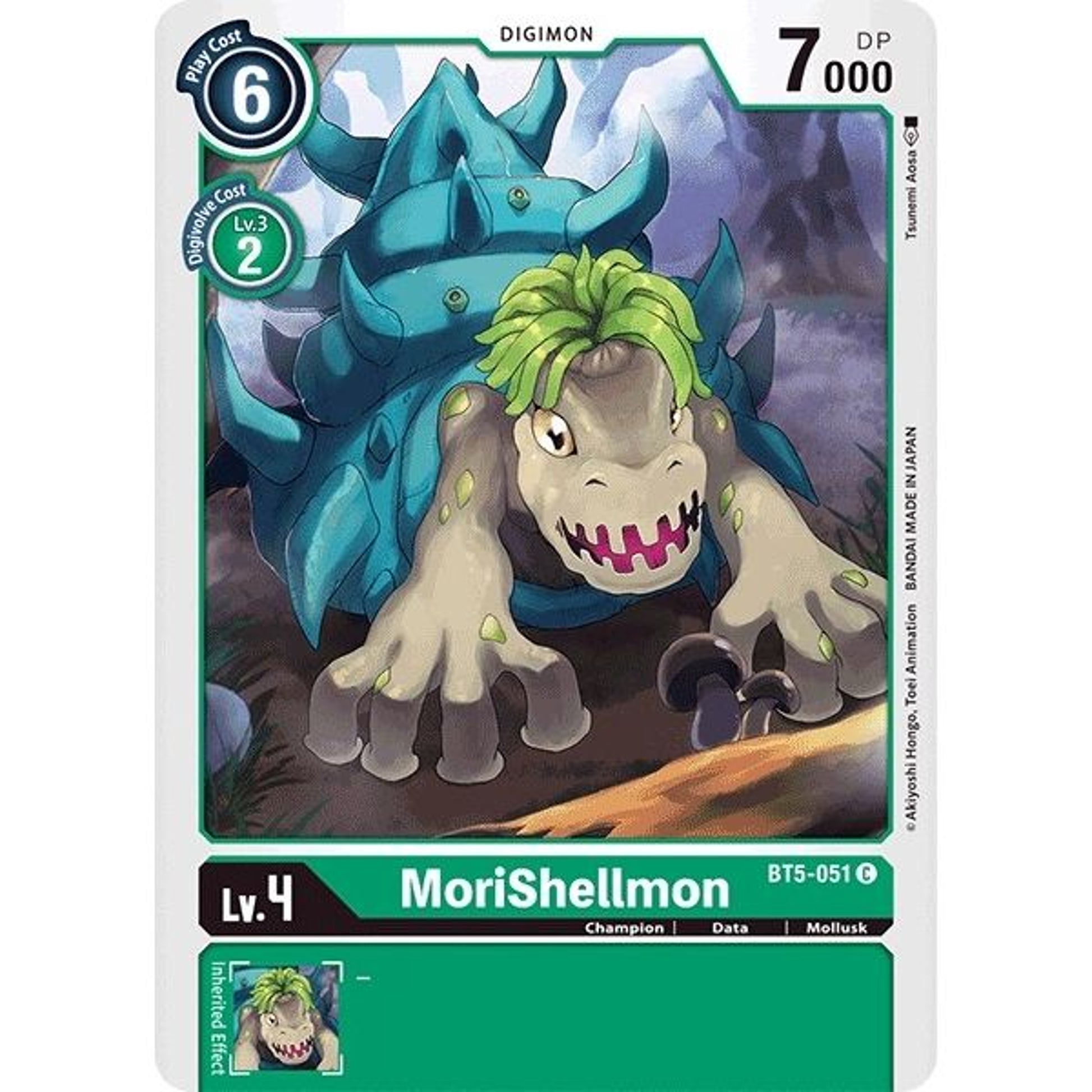 Image for MoriShellmon (BT5-051 C) (BT05) - Digimon Card Game